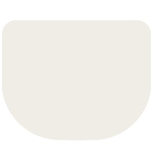 Teigschaber – stark abgerundet 115 mm x 95 mm