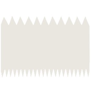 Garnierkamm 110 mm x 75 mm