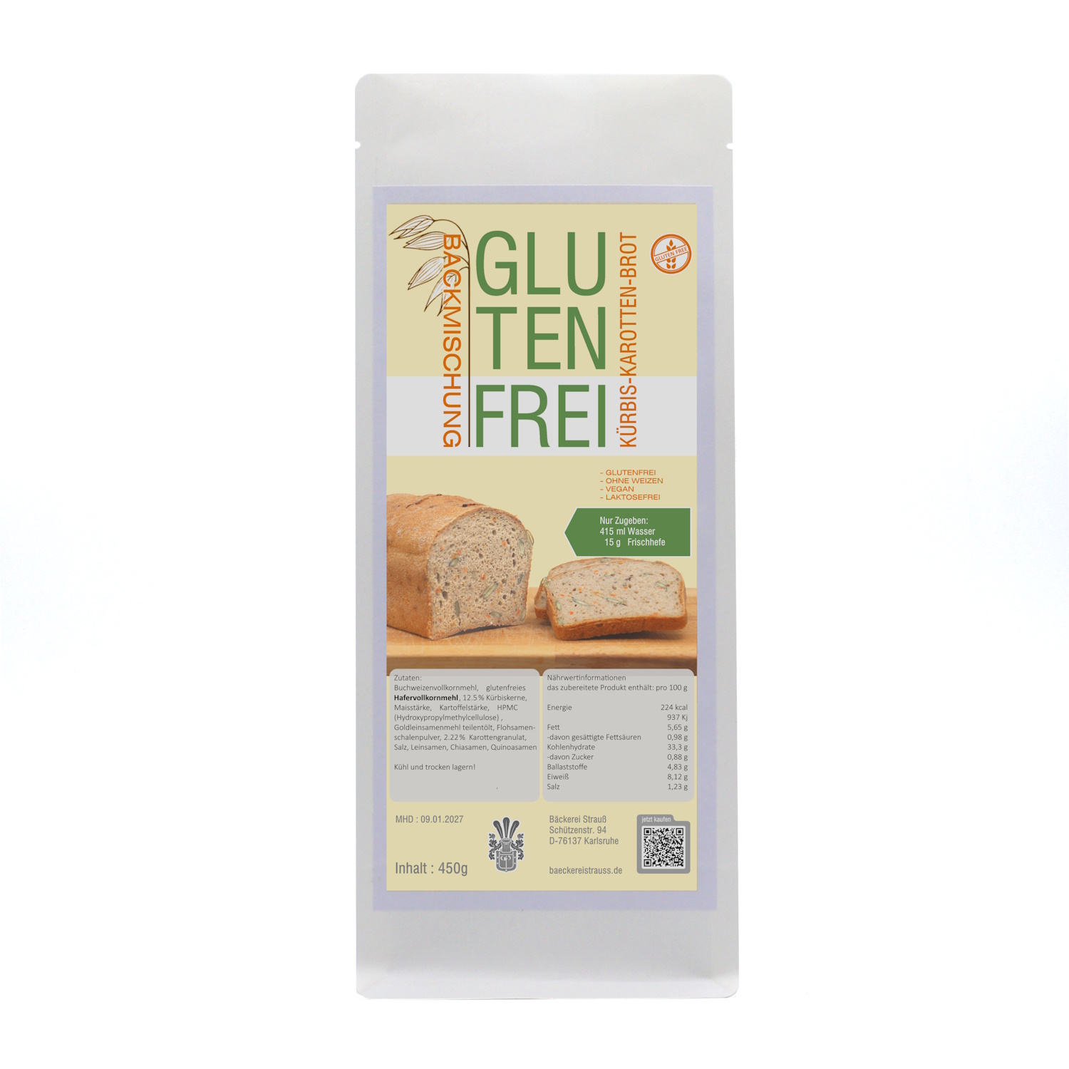 Backmischung Glutenfrei Brot
