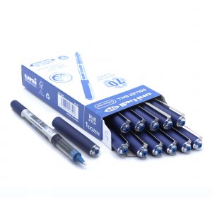 uni-ball 12 St&uuml;ck Tintenroller eye micro (UB150E), Farbe: blau