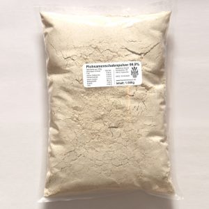 Flohsamenschalenpulver 99,9% 1000g im PE-Beutel