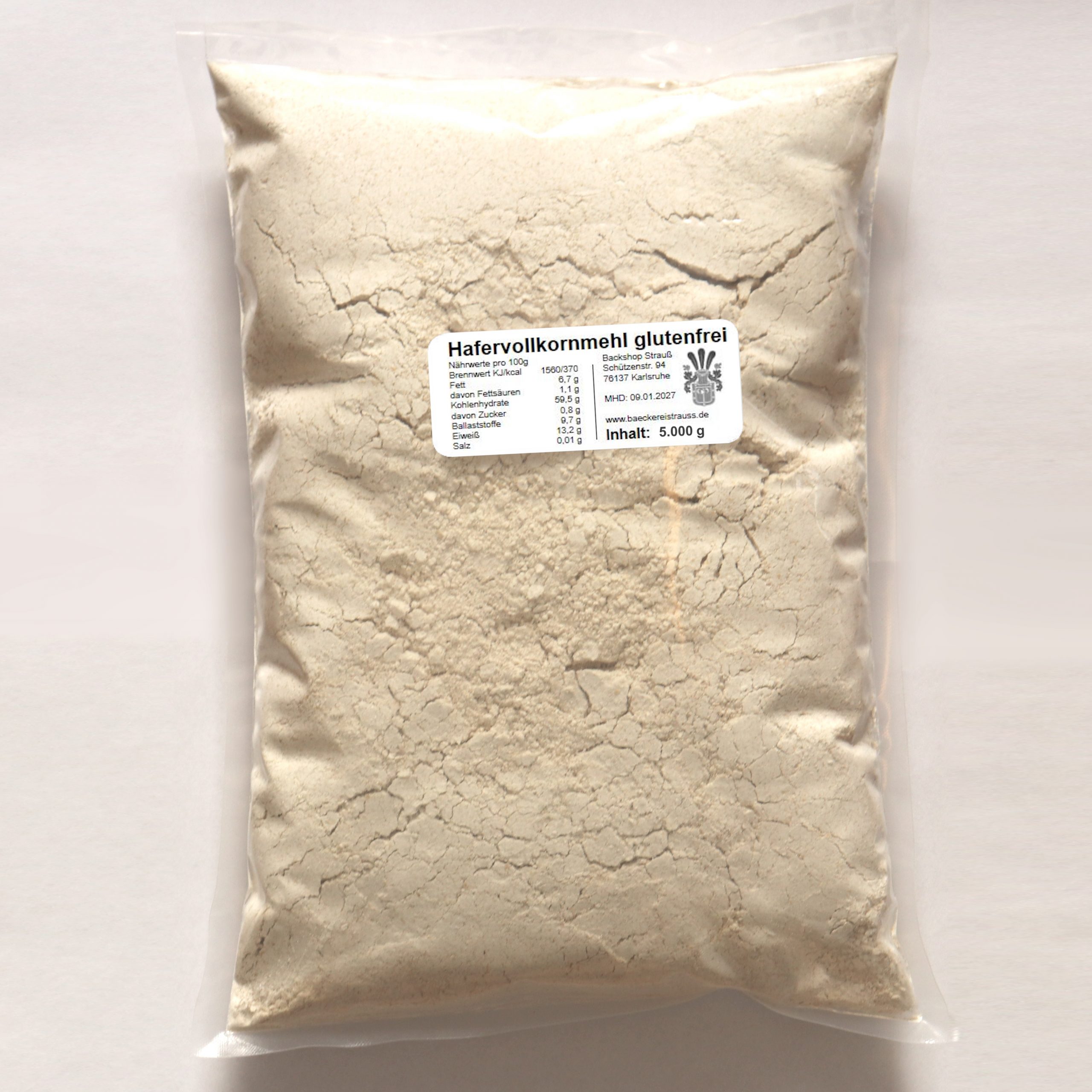 Hafervollkornmehl glutenfrei