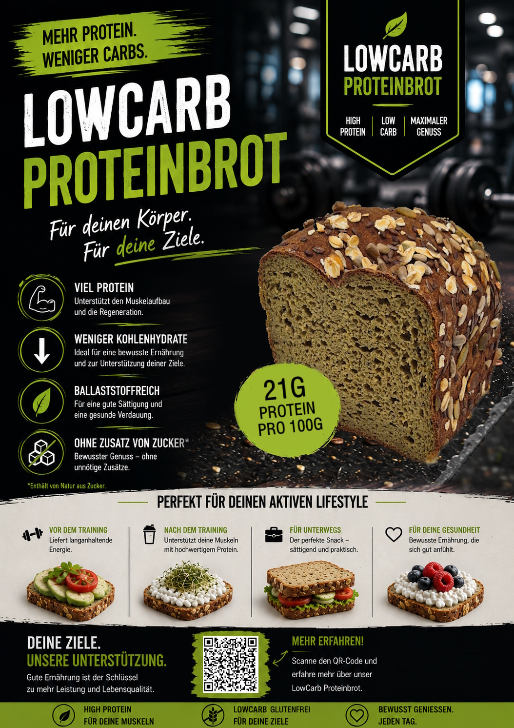 Protein-Brot