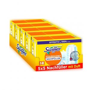 Swiffer 5x 5er Nachfüllpack Staubmagnet Tücher - 25er Set
